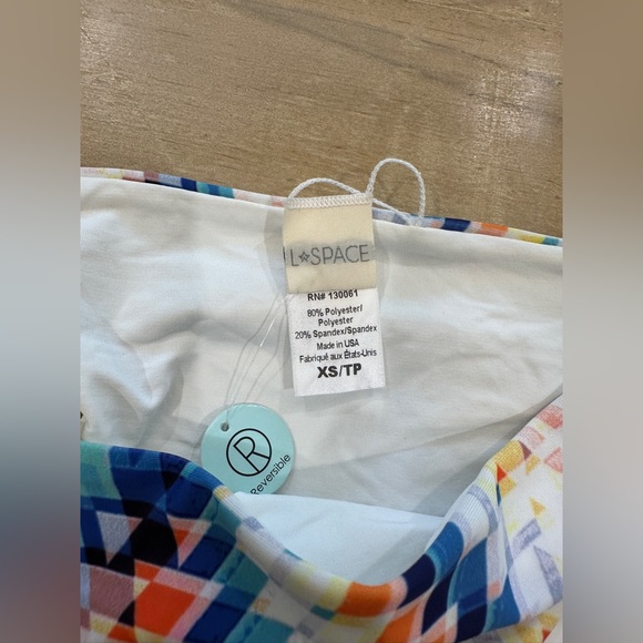 L Space diamond daze bikini NWT size XS SWIMWEAR reversible - Picture 10 of 15